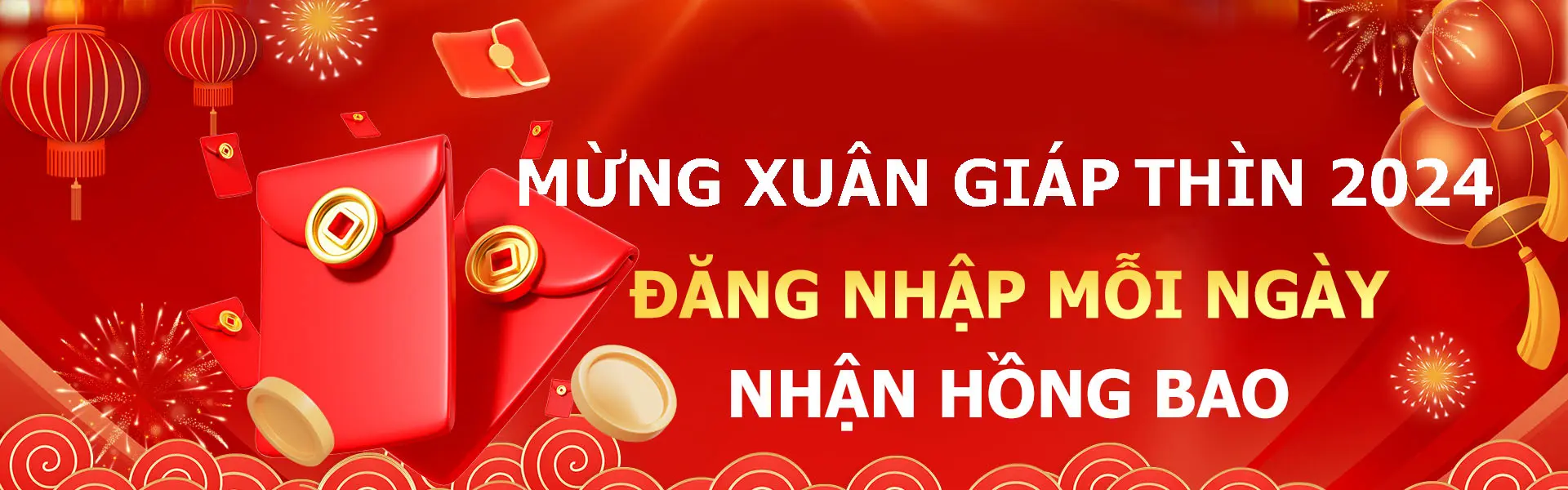 Mừng xuân gáp thìn 2024 đăng nhập mỗi ngày nhận hồng bao